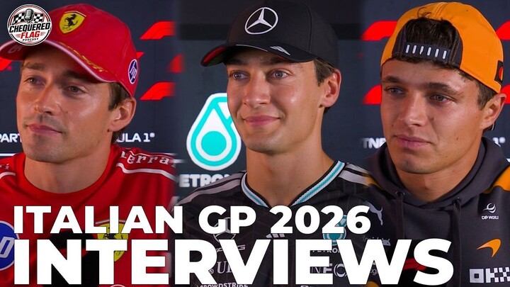 F1 Pre Race Drivers Interviews Italian Grand Prix 2026