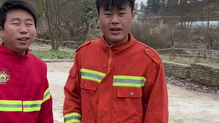 Good job, firefighter