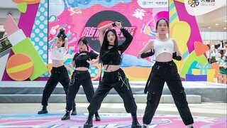 【BLACKPINK】高中生们的首次路演！超棒的应援！cover粉墨的KILL THIS LOVE