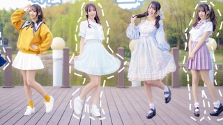 【Seal Porridge】Touch the sky☁Five-color rainbow dress up play☁Five equal seals (ΩДΩ)? ? !