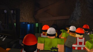 Mine COLLAPSES on us.. trapped inside! - Roblox Roleplay