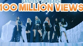 MV ที่ทำยอดวิวแตะ 100 ล้านเร็วที่สุด! ยินดีกับ Everglow ที่เพิ่งติดชาร์ตใหม่!