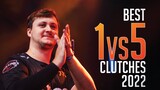 BEST PRO 1V5 CLUTCHES OF 2022! - CS:GO