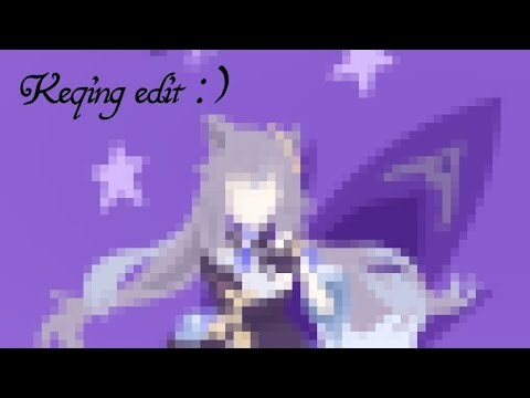 Drawing keqing //first video//