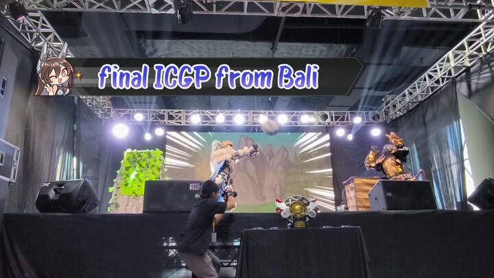 final ICGP Indonesia event chibicon Surabaya , cosplay monster huntey from Bali