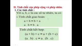 CAC PHEP TINH TRONG TAP HOP SO TU NHIEN