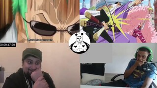 Zoro clash vs Fujitora reaction mashup - one piece