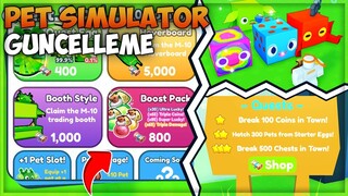 💪 PET SİMULATOR X YENİ GÜNCELLEME - ÖZEL SHOP & GÖREVLER & ÜCRETSİZ 4 HUGE PET | Roblox Türkçe