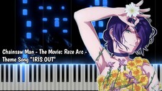 Chainsaw Man - The Movie: Reze Arc - Theme Song "IRIS OUT" (Piano Cover)