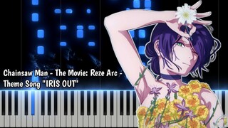 Chainsaw Man - The Movie: Reze Arc - Theme Song "IRIS OUT" (Piano Cover)