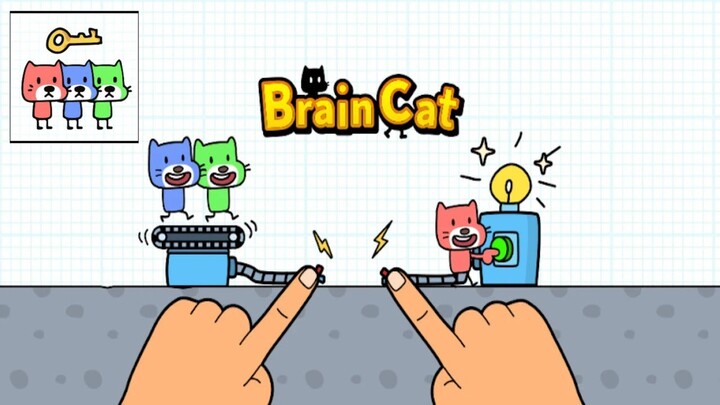 Jawaban Brain Cat: Tricky Puzzle - All Levels - Answers Level 1-57