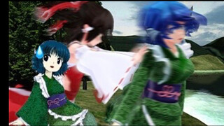 [Touhou MMD] Scare yourself (there is a twist at the end)