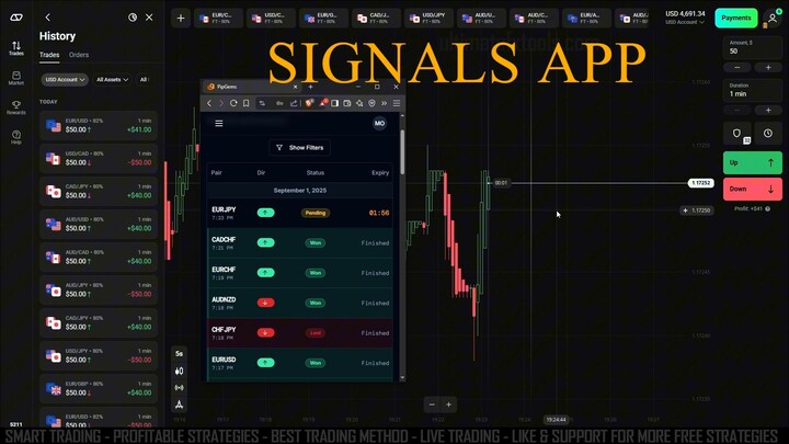 Olymp Trade Trading Signals App 60 Seconds fb