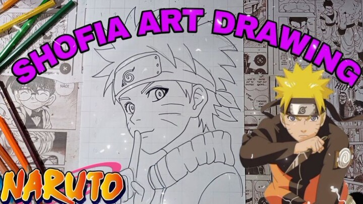 drawing Uzumaki naruto