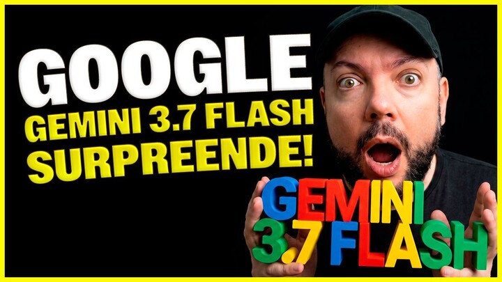 Novo GEMINI 3.7 FLASH surpreende! Desenvolvi alguns jogos MUITO BONS e rápido demais (é INSANO)