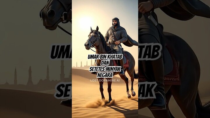 Setetes Minyak, Ketegasan Umar bin Khattab!  Kisah Islam 1 Menit