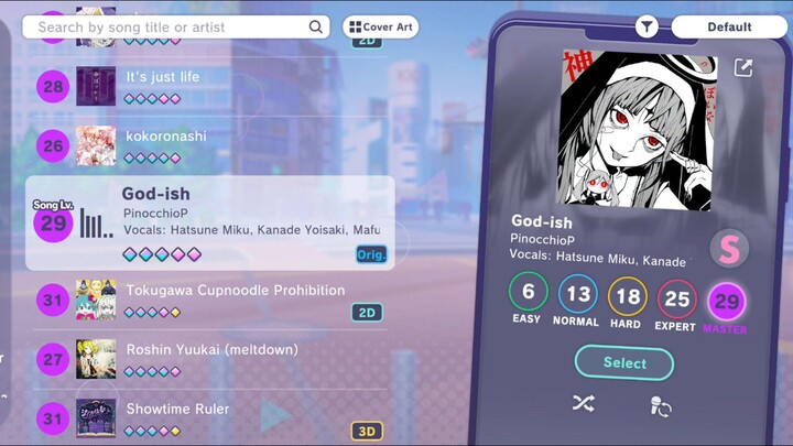 God-ish (Master level 29) FULL COMBO!