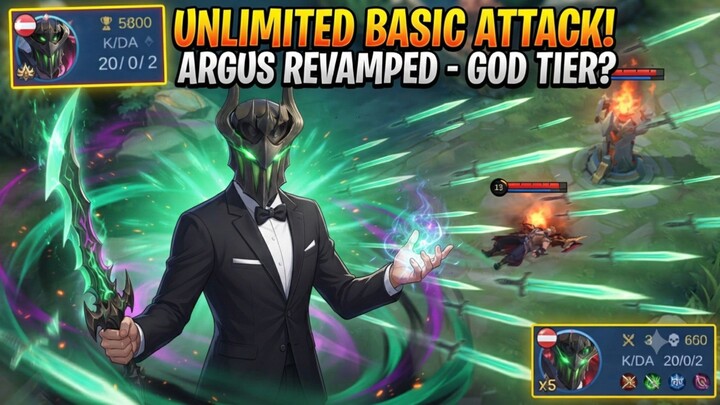 ARGUS REVAMP UNLIMITED BASIC ATTACK!! MURID JAWCIN BERAKSI!!