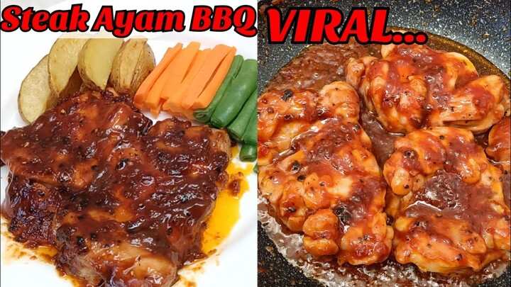 GAUSAH NGANTRI ‼️ BIKIN SENDIRI GAMPANG BANGET ‼️ STEAK AYAM VIRAL‼️‼️