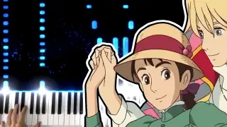 Howl's Moving Castle Main Theme - Merry Go Round of Life (Piano cover)
