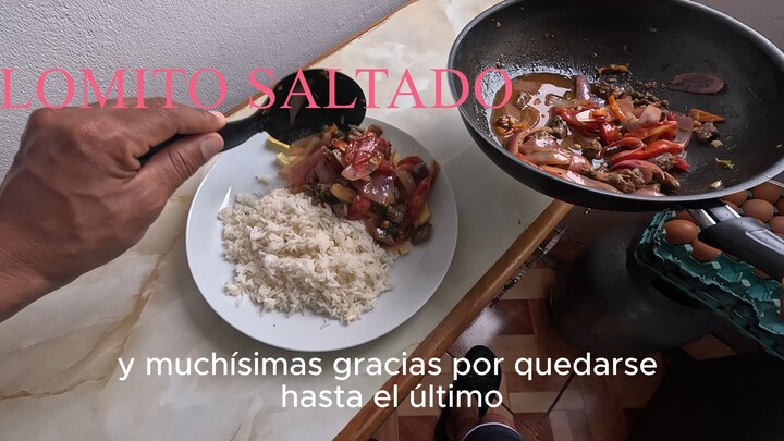 POV: Preparando lomo saltado casero
