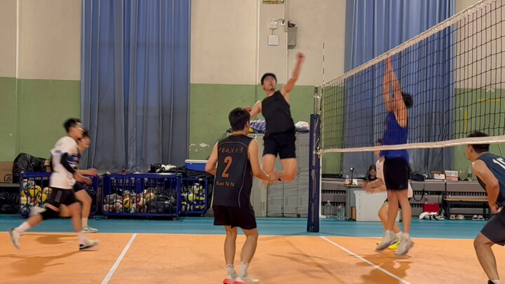 When your teammates haven't touched a volleyball in months