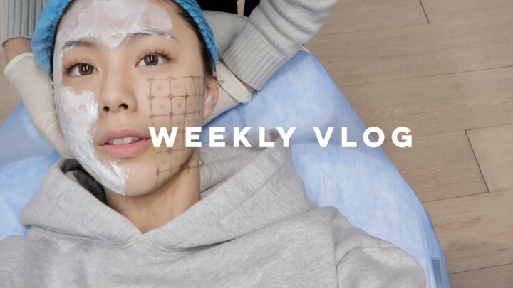 WEEKLY VLOG Thermage is so painful! Trying on the first batch of colorful spring outfits—my eighth V