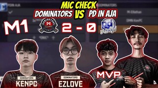 MIC CHECK M1 DOMINATORS VS PD IN AJA‼️ GYZEN MODE MVP🔥