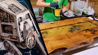 How to make an Epoxy Table with Incredible STAR WARS Diorama