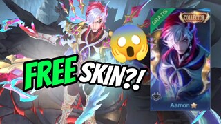 CARA DAPATKAN SKIN AAMON COLLECTOR GRATISS?! - MOBILE LEGENDS