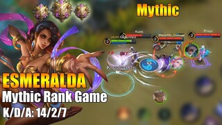 ESMERALDA mythic rank game | Mythic rank gameplay [K2 Zoro]