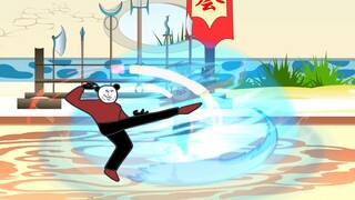 沙雕英雄传（12）：天下武道会，瞎爸VS王大伯，分胜负！