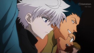 Pukulan pertama Gon ke Hisoka