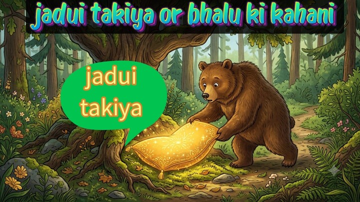 🪄 जादुई तकियाजादुई तकिया और भालू  Jadui takiya our bhalu ki kahani #jaduitakiya #bear