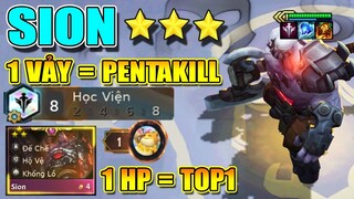 CÒN DUY NHẤT 1 MÁU LÊN NGAY SION 3 SAO + 8 HỌC VIỆN VÀ CÚ LẬT KÈO ĐỈNH CAO MÙA 6