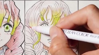 一口气画出12种风格恋柱甘露寺蜜璃，你能认出来哪种？