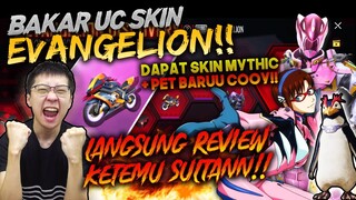 AKHIRNYA BAKAR UC LAGI!! SKIN PUBG X EVANGELION DAPAT SKIN MYTHIC!! PET BARU CUY!! LANGSUNG REVIEW!!