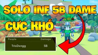 [CODE] Cách Đi "SOLO INF" 5B Dame Cực Khó || All Star Tower Defense