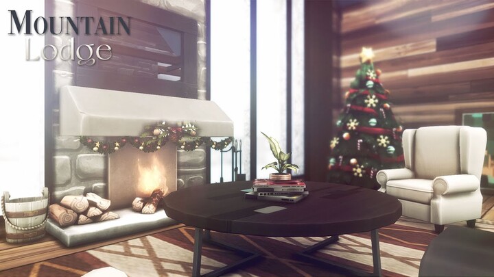 Mountain Lodge Interior 🏔️ 🎿 | The Sims 4 Speed Build | No CC + Download Links | (Part 2/2)