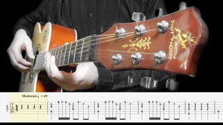 Earth song - guitar pro tabs (Acoustic guitar SWIFT HORSE WG408C7N)