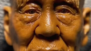 The skin sculpture came to life