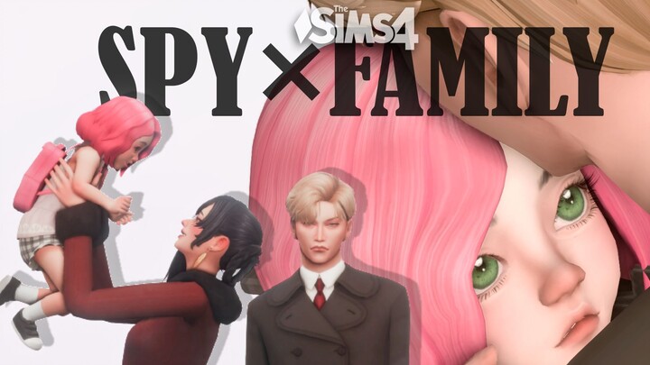 SPY×FAMILY, but in The Sims 4.