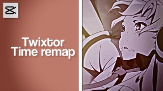 Tutorial Sad Edit AMV Capcut - Twixtor + Time Remap || Capcut AMV