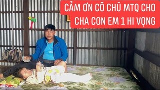 Con gãy chân cha bất lực không lo cho con được vì mang trong mình căn bệnh quái ác...!