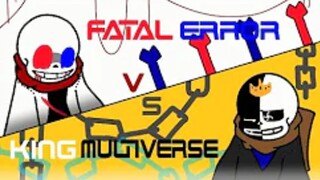 【Undertale动画/中文字幕】致命错误 Vs 多元宇宙之王