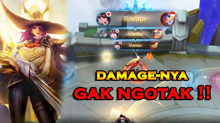 LESLEY DI BUFF JADI OVER POWER BANGET.. SUMPAH GAMPANG BANGET SAVAGE !! - MLBB