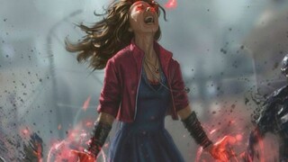 【1080/漫威/绯红女巫混剪】性感美女，在线揍人！绯红女巫的燃爆瞬间！