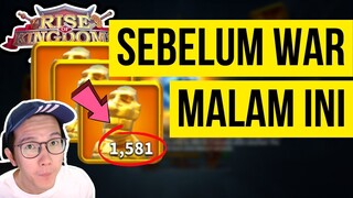 1581 GOLDEN HEAD utk EXPERTISE KOMANDAN SEBELUM WAR PASS 6 KVK 1945 MALAM INI | Rise Of Kingdoms ROK