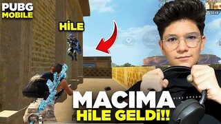 MAÇIMA HİLE GELDİ!! SİNİRDEN OYUNU SİLİYORDUM! - PUBG MOBİLE