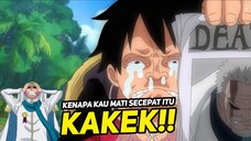 INI DIA REAKSI LUFFY KETIKA TAU KAKEKNYA GARP MATI DI BUNUH PULAU HACHINOSU!! ONE PIECE TERBARU